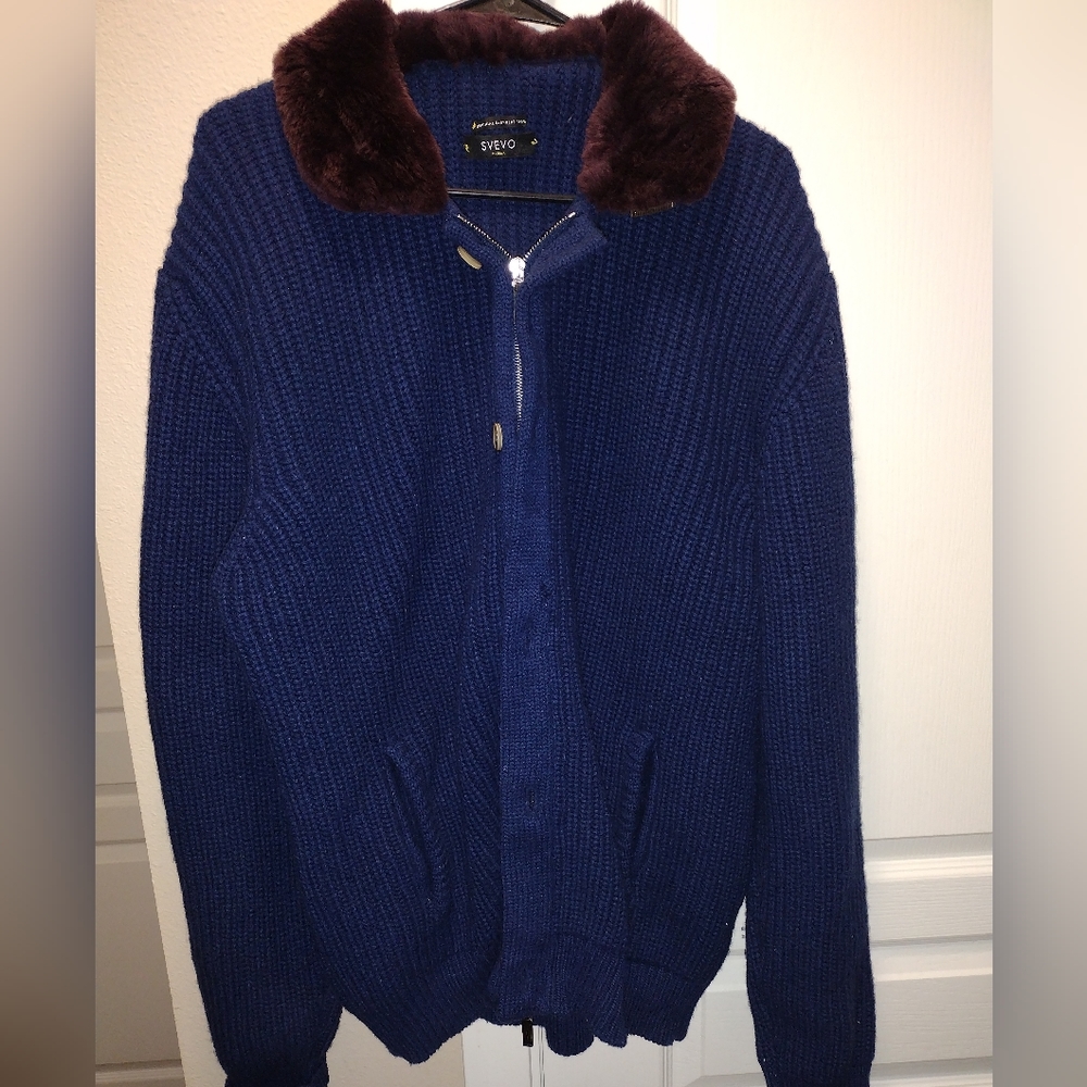 Men's Svevo Italian Cashmere Sweater Jacket